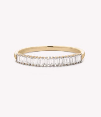 Fine jewelry: Stone and Strand Up And Down Baguette Diamond Line Band