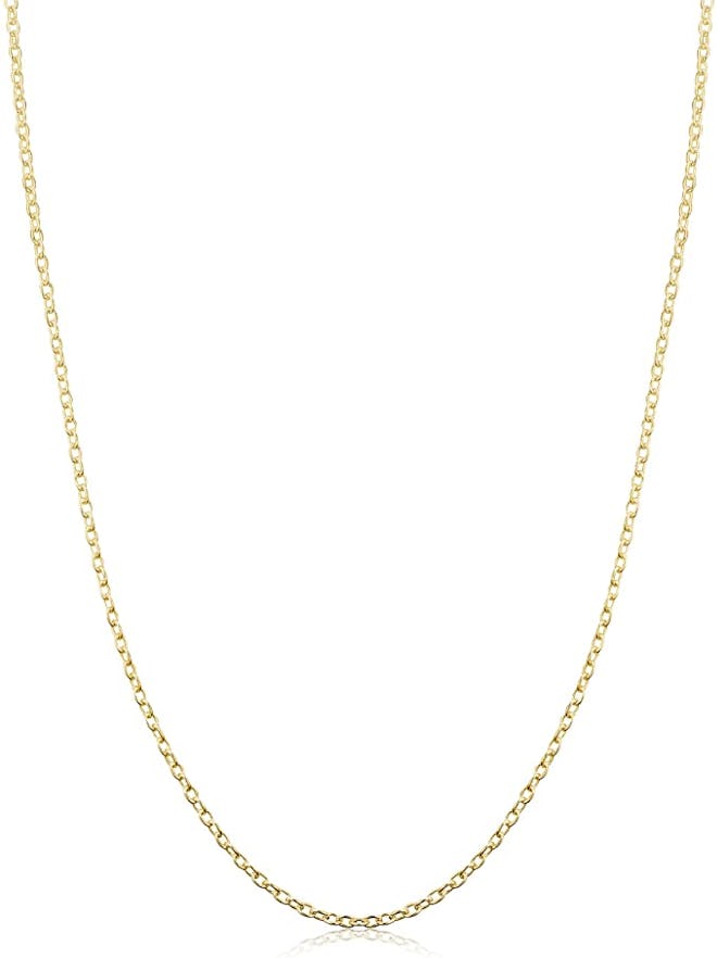 Kooljewelry Round Cable Chain Necklace