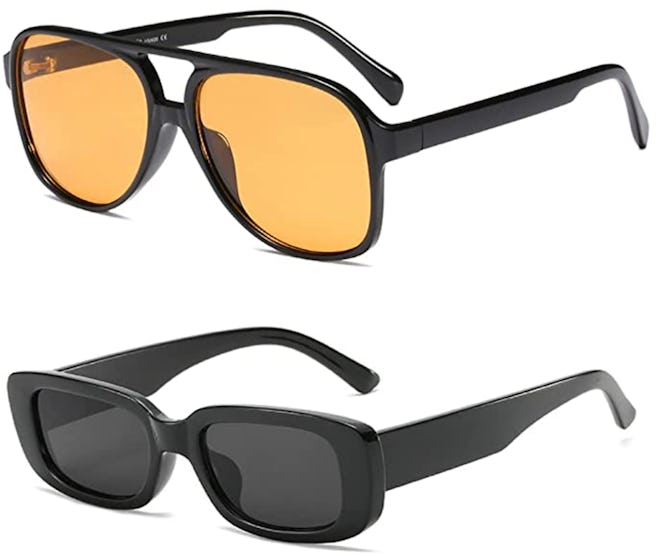 Freckles Mark Vintage Retro 70s Sunglasses