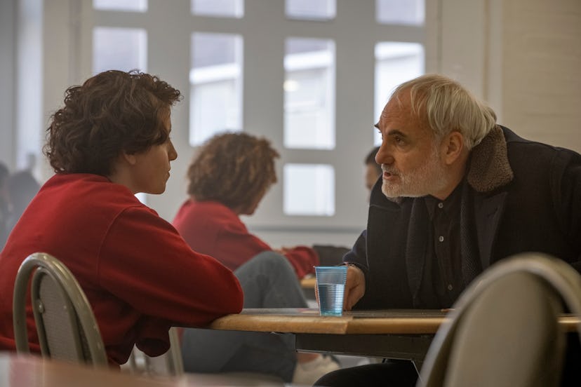  Yugi Lagodinsky as Irina being visited by Kim Bodnia as Konstantin Vasiliev in Killing Eve