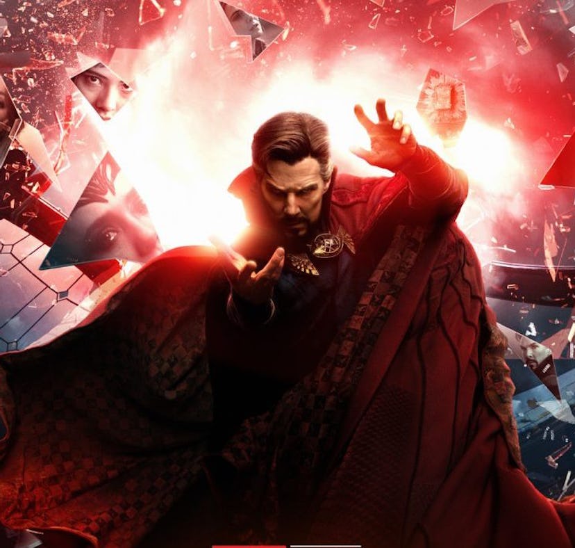 The official poster for Dr. Strange In The Multiverse of Madness