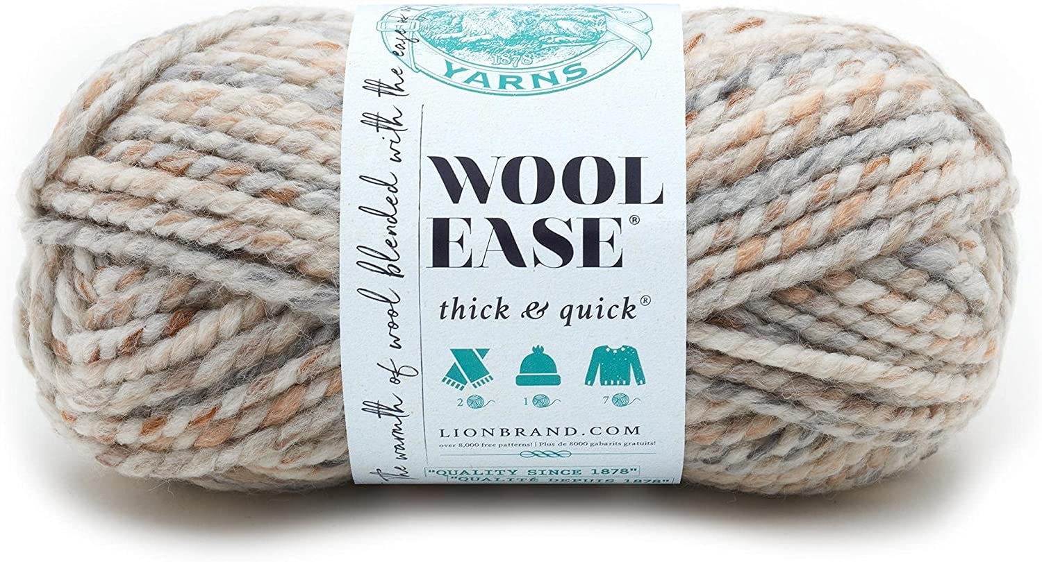 Lion Brand Wool-Ease Thick &amp; Quick Super Bulky Yarn