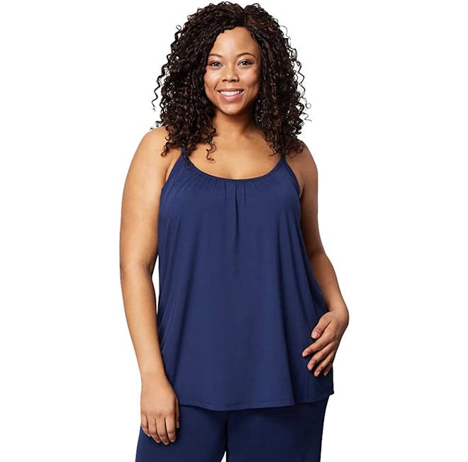 32 DEGREES Flowy Shelf Bra Tank