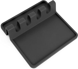Silicone Utensil Rest with Drip Pad 