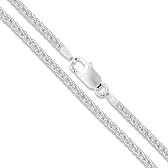 Sac Silver Sterling Silver Wheat Chain