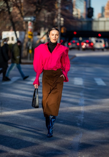 Mary Leest at New York Fashion Week Fall/Winter 2022.