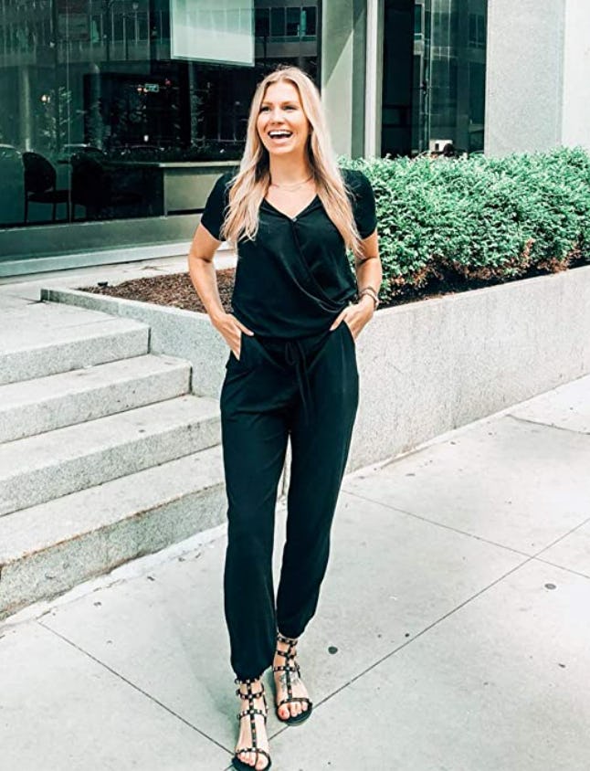 PRETTYGARDEN Drawstring Jumpsuit