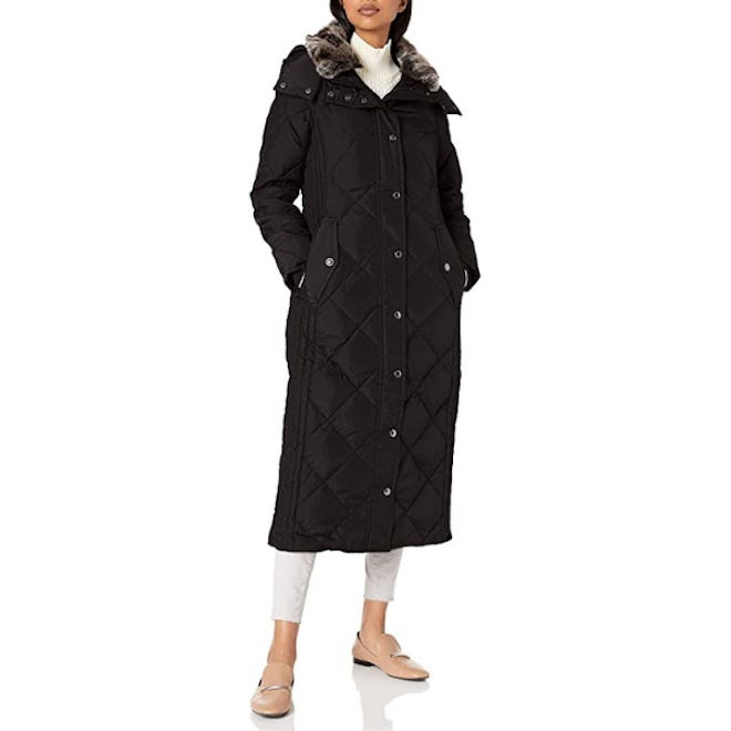  London Fog Diamond Down Quilted Coat