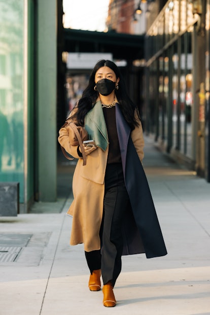 Kathy Lee at New York Fashion Week Fall/Winter 2022.