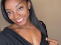 Simone Biles is one of many celebrities with a dermal piercing. 