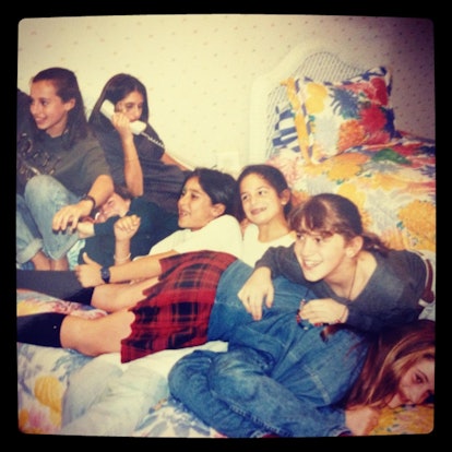 Jenny Slate and her friends at 14.