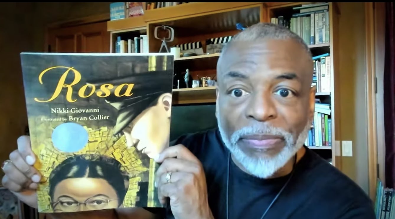 During an appearance on The Daily Show With Trevor Noah, the former Reading Rainbow host did a relev...