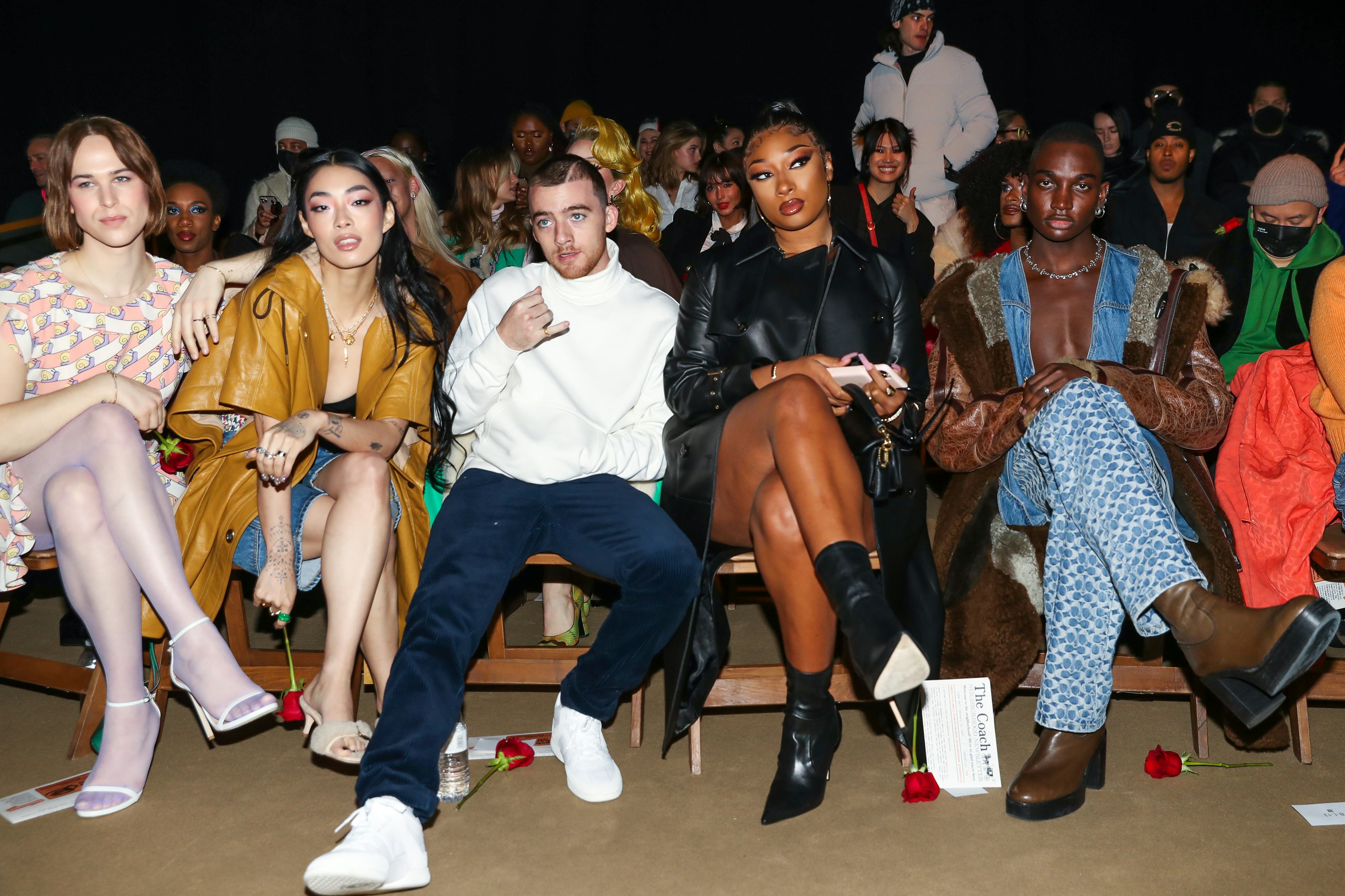 The Coach Fall 2022 runway show front row.