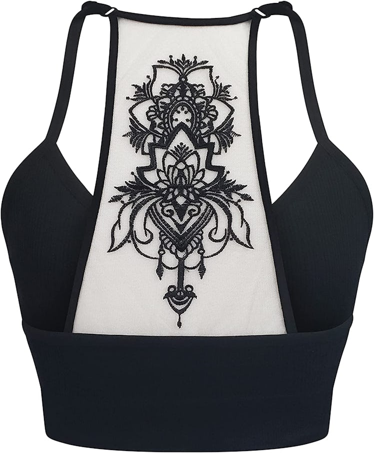 Generic Tattoo Mesh Bralette