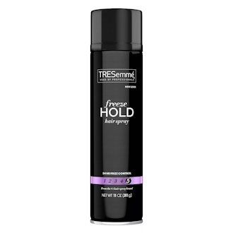 A strong hold hairspray that lasts all day 