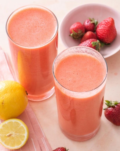 Glass of morning smoothie to start your day with