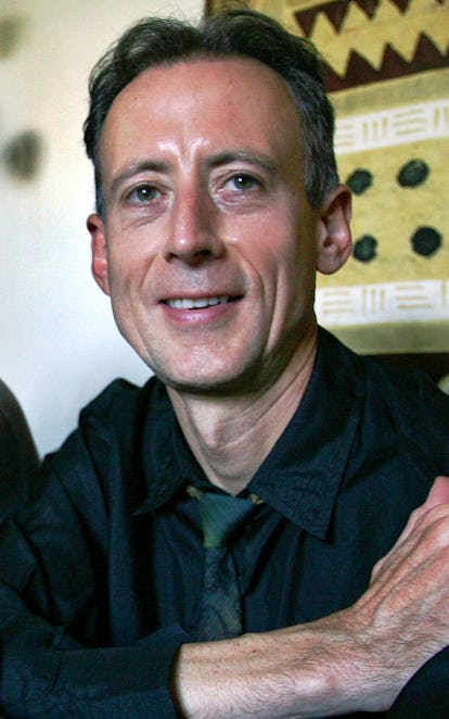 A portrait of Peter Tatchell