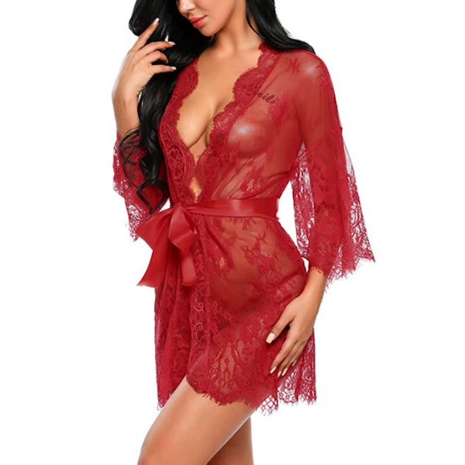 Avidlove Lace Kimono Robe