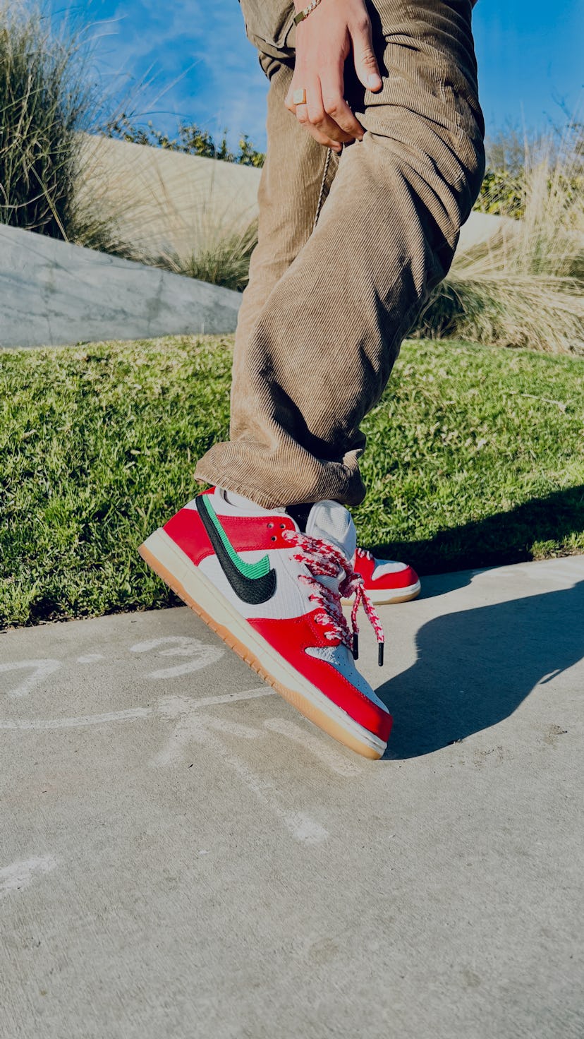 Nike SB Dunk Low Habibi review on feet Frame Skate