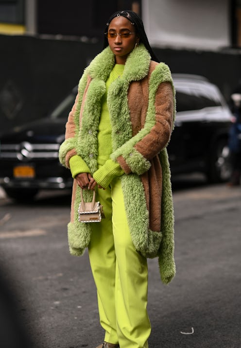 Candace Marie at New York Fashion Week Fall/Winter 2022.