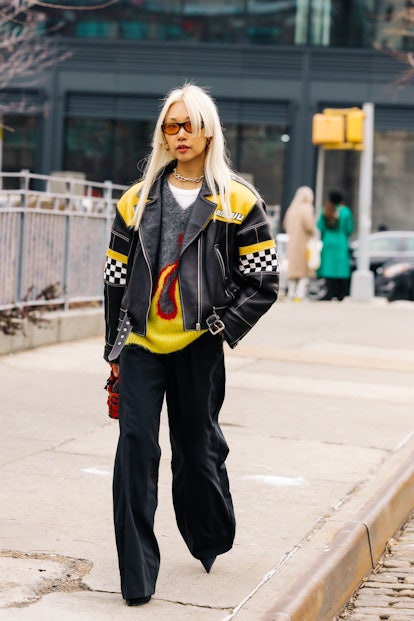 Vanessa Hong at New York Fashion Week Fall/Winter 2022.