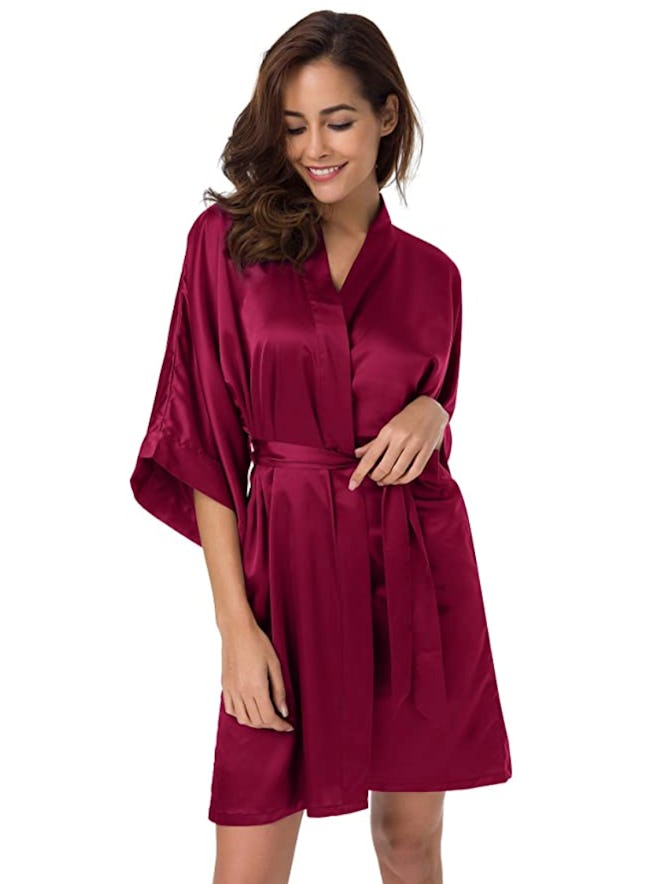 SIORO Satin Robe 