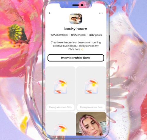 A screenshot showing how to use Sunroom, a new creator monetization app that compares to OnlyFans.
