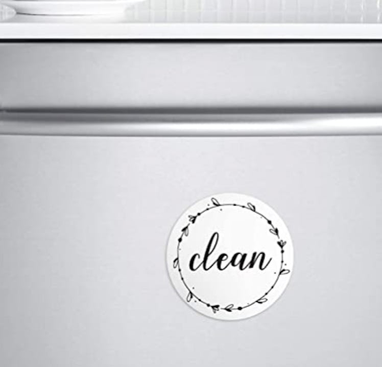 cinch! Dishwasher Magnet Clean Dirty Sign