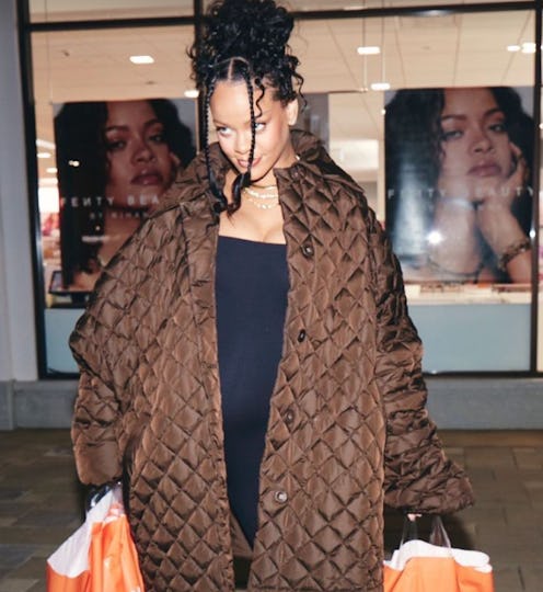 Rihanna holding Ulta Beauty bags