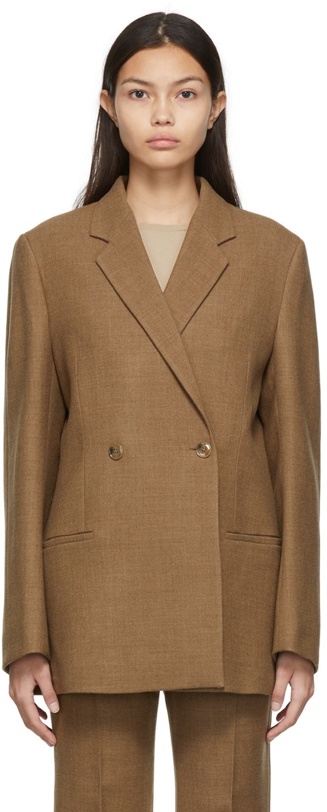 Totême Brown Wool Blazer