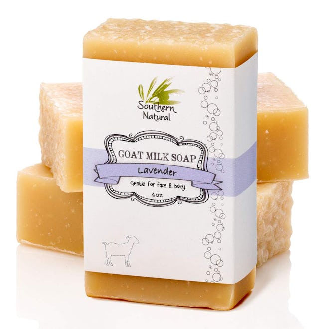 Southern Natural Lavender Goat Milk Soap Bars (3-Pack)