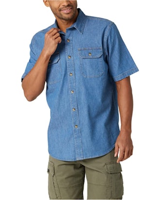 Wrangler Authentics Men's Short-Sleeve Classic Woven Shirt