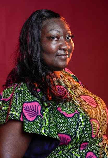 Lady Phyll poses for a portrait during UK Black Pride at the Roundhouse on July 04, 2021 in London,...