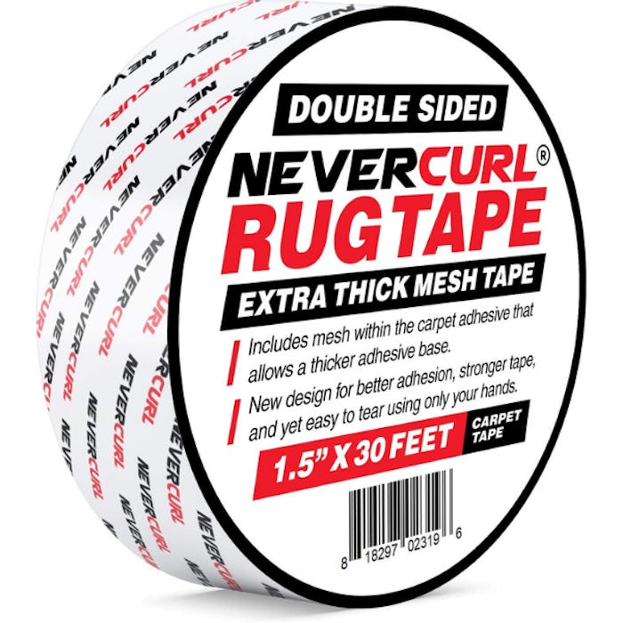 iPrimio NeverCurl Double Sided Extra Thick Rug Tape