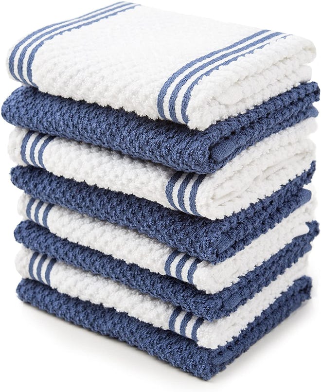 Sticky Toffee Cotton Dishcloth Towels (8-Pack)