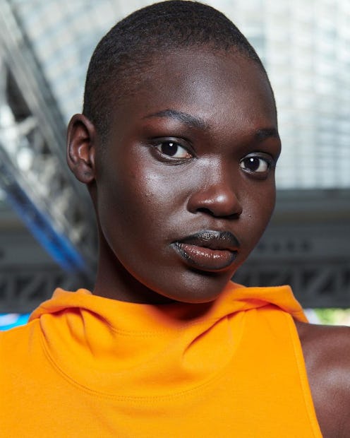 Fekkai hair look by Jawara for Glemaud F/W '22 show