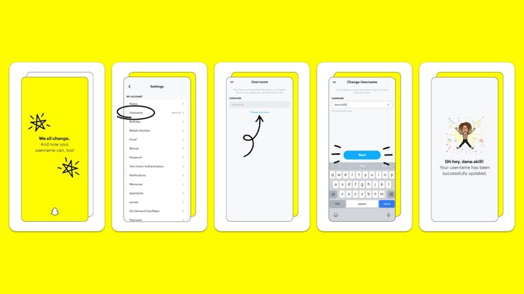 Here's how to change your Snapchat username.