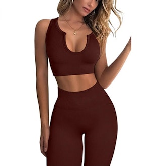 FAFOFA Workout Outfit Set (2-Pieces)