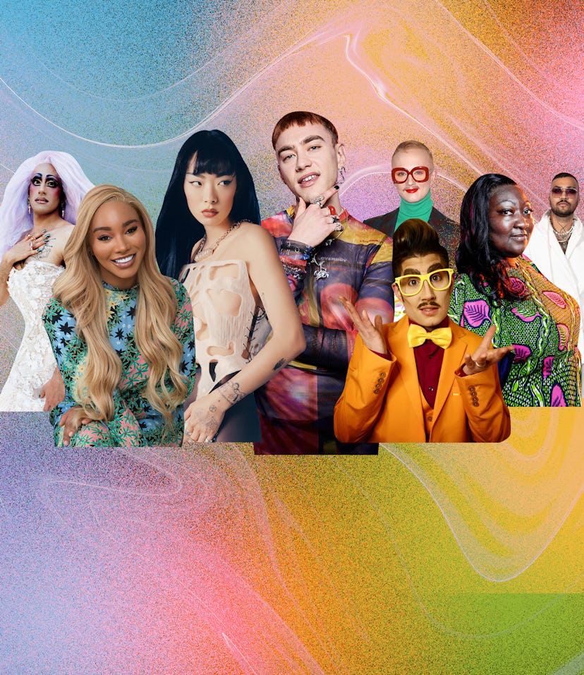 Most Influential Brits From The LGBTQ+ Community in a collage