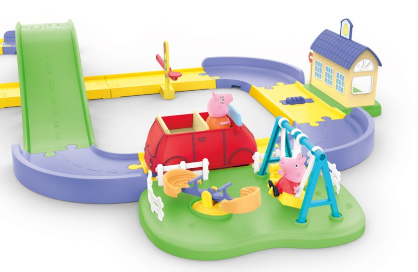 The new 'Peppa Pig' playset includes different areas of Peppa's town.