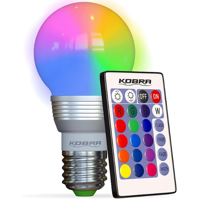 Kobra LED Color Changing Light Bulb with Remote Control