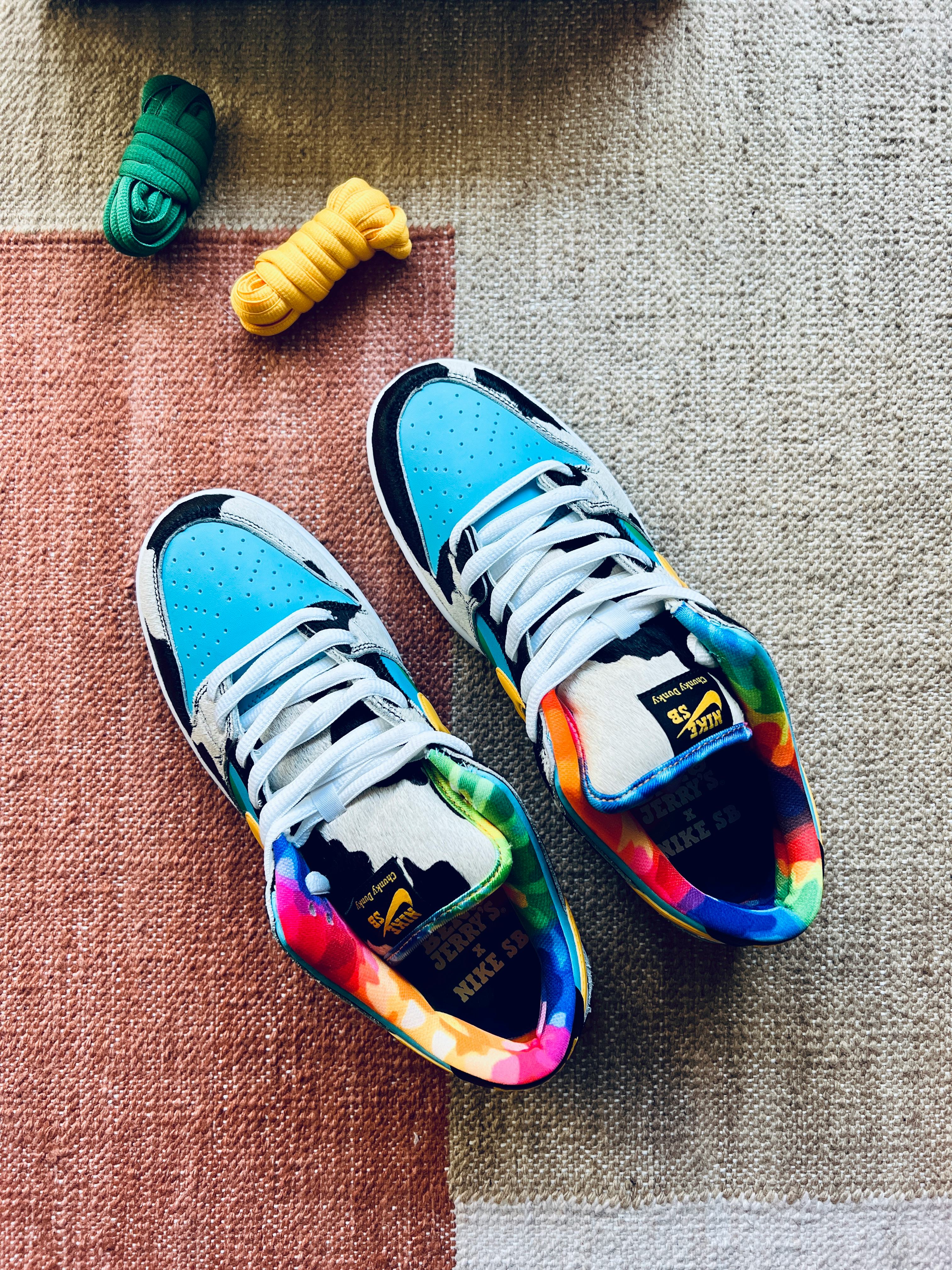 chunky dunks on feet