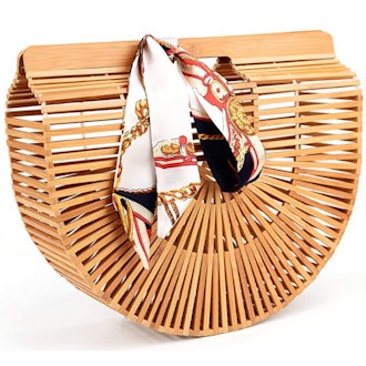 Samuel Bamboo Basket Handbag