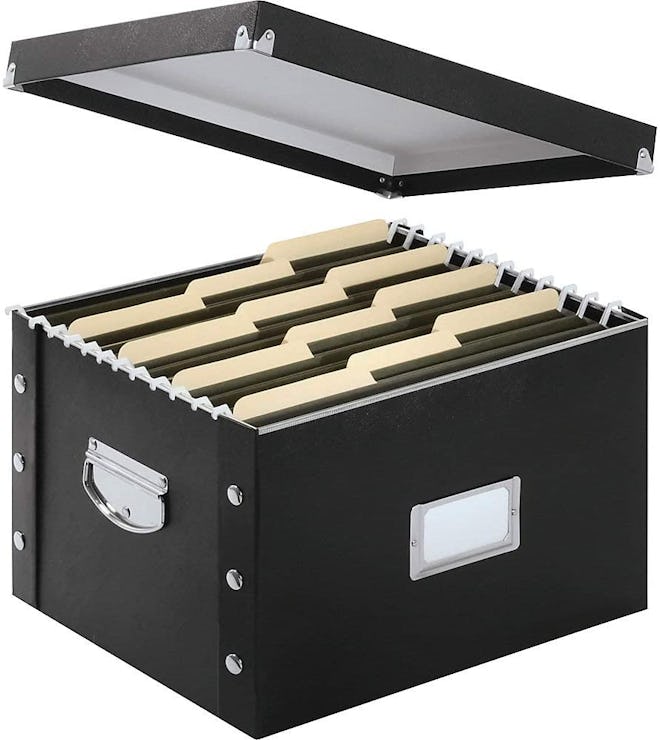 Snap-N-Store File Storage Box & Organizer