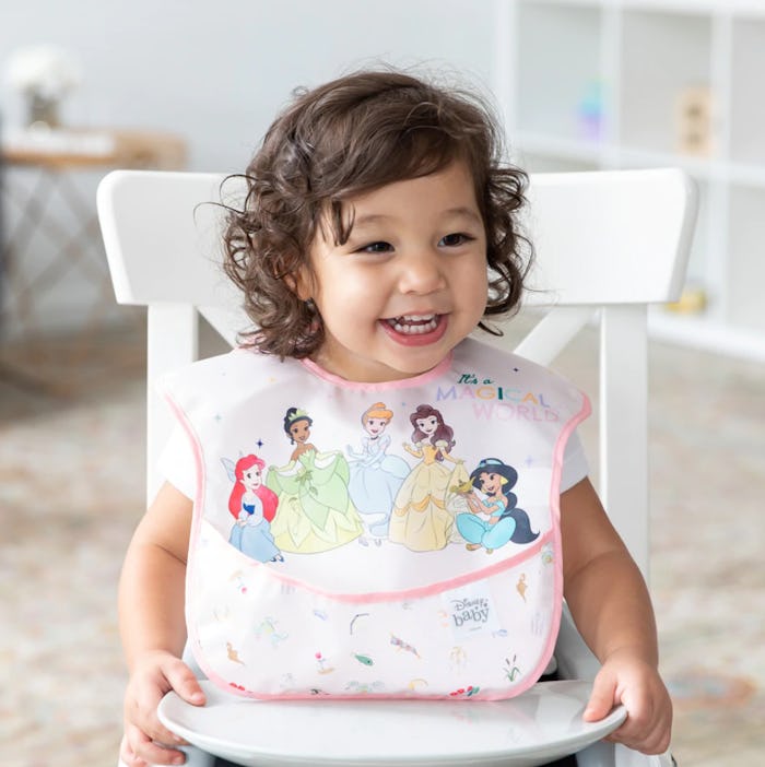 The Bumkin Disney Princess line features bibs, diaper bag accessories, and more.