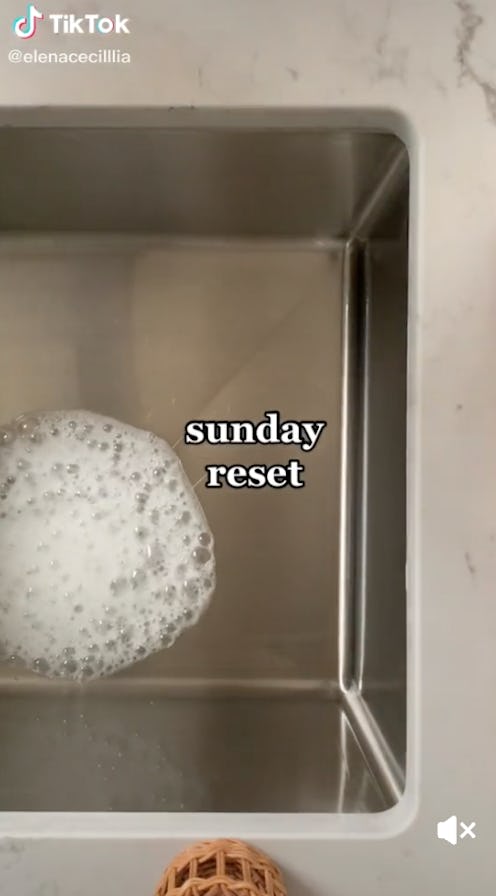 A screenshot of a "reset day" TikTok. The "reset day" tiktok trend is all about hitting the pause bu...