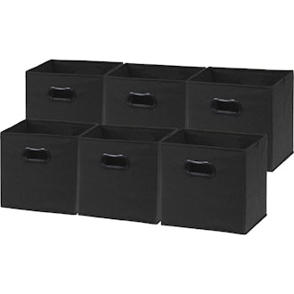 Simple Houseware Foldable Cube Storage Bin (6 Pack)