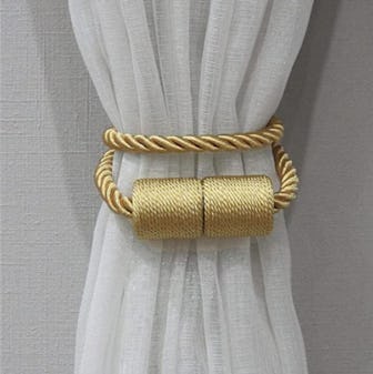 Porlau Magnetic Curtain Tiebacks (4 Pack)