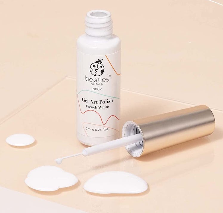 Beetles Gel Art Polish French White (0.24 Oz.)