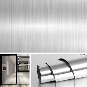 Livelynine Brushed Nickel Wallpaper